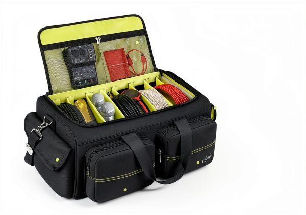 Snigjat DJ Mixer Bag Green Polyester Design-2