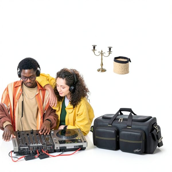 Snigjat DJ Mixer Bag Green Polyester Design-7