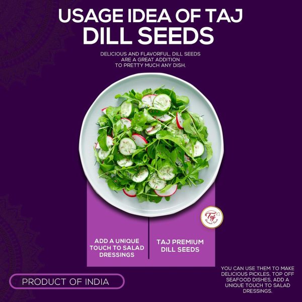 Taj Gourmet Dill Seed Spice 14 Ounce Bag for Pickling-5