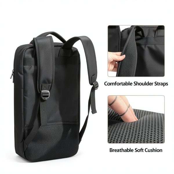 Rexmica DJ Controller Backpack Nylon Design Black-3