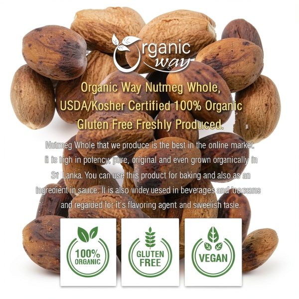 Organic Nutmeg Spice Pure Aromatic Grocery Food Ingredient-7