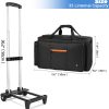 DJ Equipment Bag Orange Nylon Foldable Trolley-2