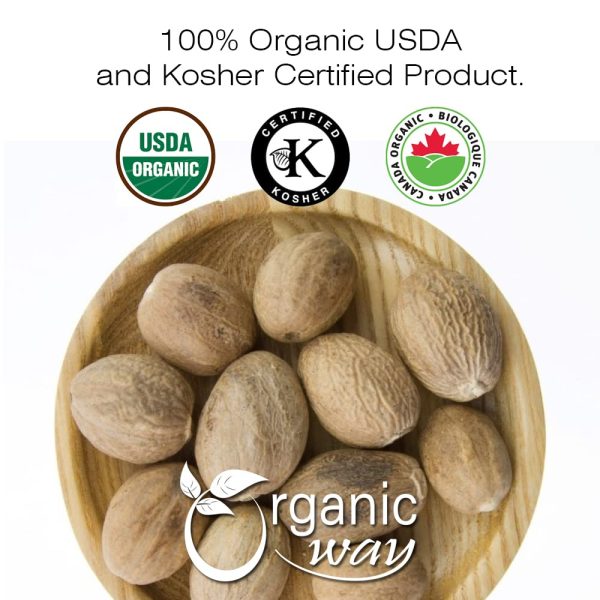 Organic Way Nutmeg Spice Pure Aromatic Culinary Essential-4
