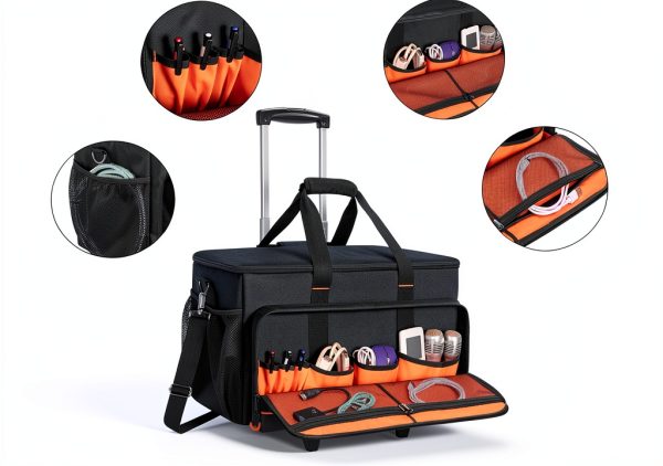 DJ Gear Bag Pavo Nylon Organizer with Wheels-2