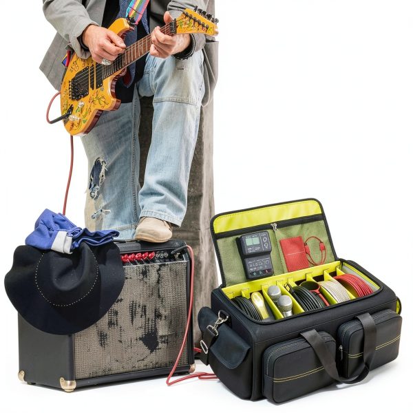 Snigjat DJ Mixer Bag Green Polyester Design-8