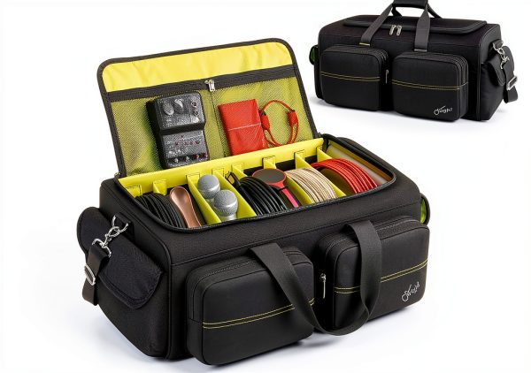 Snigjat DJ Mixer Bag Green Polyester Design-0