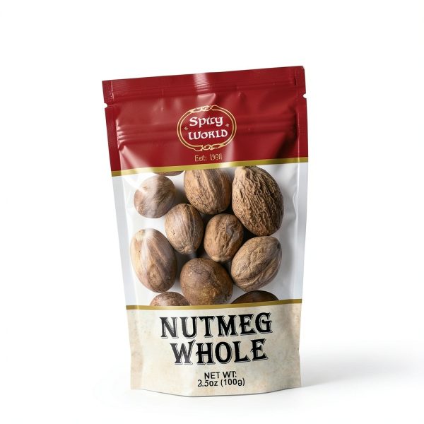 Spicy World Nutmeg Whole Premium Indonesian Spice 3.5oz-6