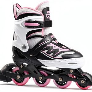 Kids Inline Skates 2PM Sports Aluminum Pink-0