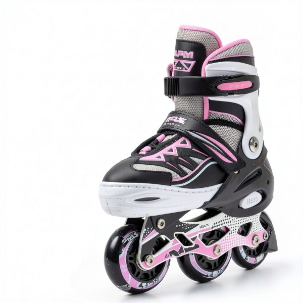 Kids Inline Skates 2PM Sports Aluminum Pink-4