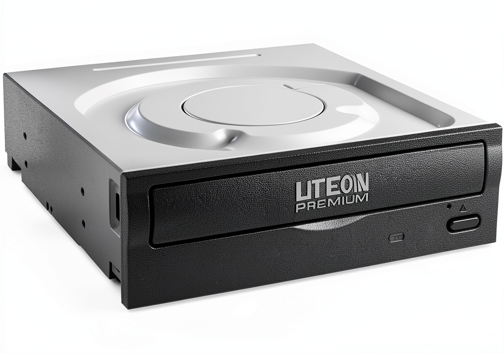 LITE DH-16AFSH internal DVD CD drive installed in a PC case