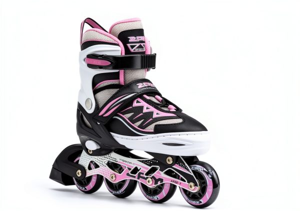 Kids Inline Skates 2PM Sports Aluminum Pink-3