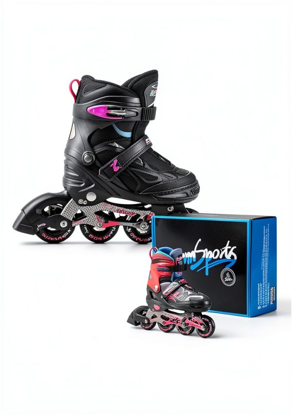 Kids Inline Skates 2PM Sports Aluminum Pink-5