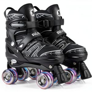 SULIFEEL Roller Skates SF-ZZX9001 Adjustable Light-Up Web Small-0