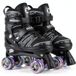 SULIFEEL Kids Roller Skates Adjustable Light Up Wheels SF-ZZX9001-0