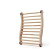 Sauna Backrest Klenz Mate S-Shaped with Non-Slip Pads White Cedar-1