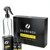 SAUNABOX All-Natural Sauna Cleaning Kit | Eco-Friendly Eucalyptus Multi-Surface Cleaner Concentrate – Chemical-Free & Biodegradable | Safe for Sauna Tents, Benches & Mats (2x1 FL.OZ./30mL)-2