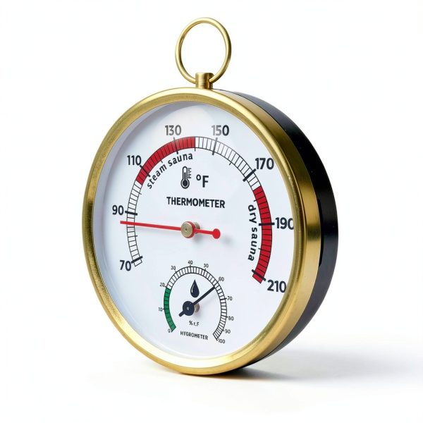 Sauna Thermometer Fahrenheit & Hygrometer by Judkoir SNTP01 Lanyard-4