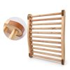 2pcs Sauna backrest，Sauna backrest Infrared，Infrared Sauna Accessories，Suitable for Sauna Rooms and Bucket Style Sauna backrests,18 x 12 Inch，Comfortable, Ergonomic s-Shaped-4