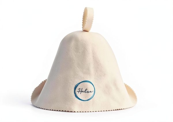 Sauna Hat Halsa 100 Percent Merino Wool Unisex Grey Sauna Cap-6