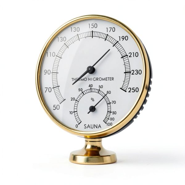 Sauna Thermometer 2-in-1 Fahrenheit Hygrometer by AMOCANE Wall Mount-2
