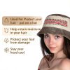 SHSH trade group Ukrainian Wool Sauna Hat Ornament Vyshyvanka Bucket Banya Sauna Hat for Women and Men to Protect Hair-4