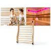 Sauna Backrest Klenz Mate S-Shaped with Non-Slip Pads White Cedar-6
