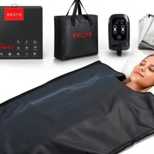 Infrared Sauna Blanket RRGFB Portable Far Infrared 9 Levels PU Leather-0