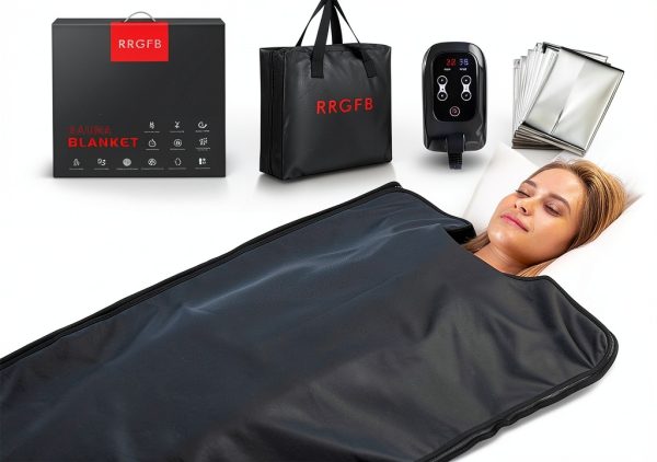 Infrared Sauna Blanket RRGFB Portable Far Infrared 9 Levels PU Leather-0
