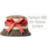 SHSH trade group Ukrainian Wool Sauna Hat Ornament Vyshyvanka Bucket Banya Sauna Hat for Women and Men to Protect Hair-8