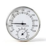 Sauna Thermometer 2-in-1 Fahrenheit Hygrometer by AMOCANE Wall Mount-0