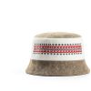 SHSH trade group Ukrainian Wool Sauna Hat Ornament Vyshyvanka Bucket Banya Sauna Hat for Women and Men to Protect Hair-6