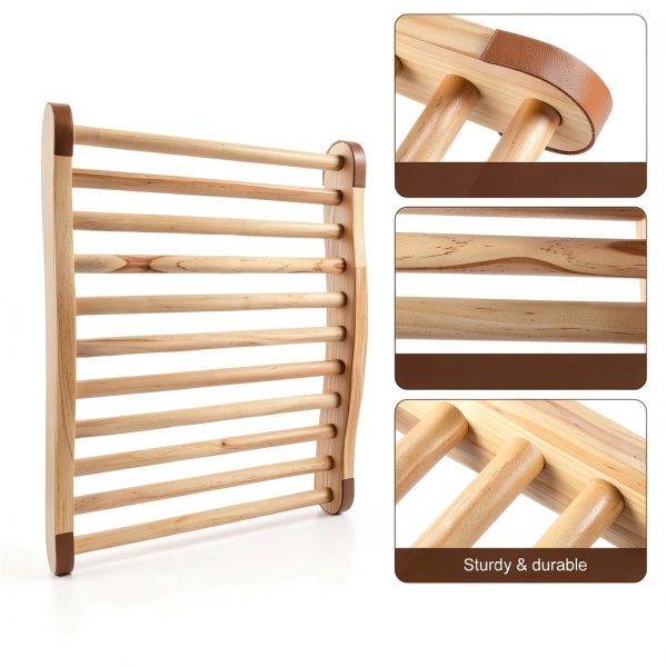2pcs Sauna backrest，Sauna backrest Infrared，Infrared Sauna Accessories，Suitable for Sauna Rooms and Bucket Style Sauna backrests,18 x 12 Inch，Comfortable, Ergonomic s-Shaped-3