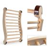 Sauna Backrest Klenz Mate S-Shaped with Non-Slip Pads White Cedar-2