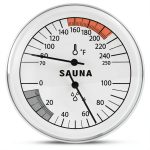 Golden Wave Sauna Thermometer & Hygrometer 2-in-1 Wall-Mount 70-250°F-0