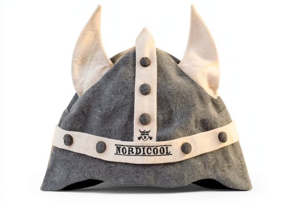 Handmade Premium Wool Sauna Hat Nordicool Viking Style Coverage Cap-0