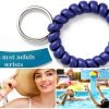 Oligei 9 Color Wrist Keychain Retractable Coil for Sauna Outdoor-3