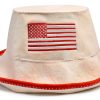 Sauna Hat Halsa Natural Wool Unisex Cap with USA Flag Eco Friendly-7