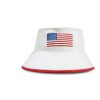 Sauna Hat Halsa Natural Wool Unisex Cap with USA Flag Eco Friendly-3