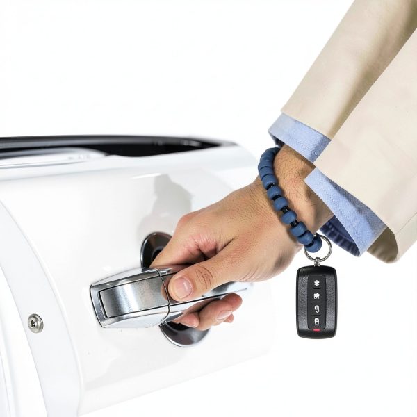Oligei 9 Color Wrist Keychain Retractable Coil for Sauna Outdoor-6