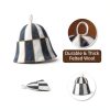 Wool Sauna Hat Checkered by ASKOLD Unisex Wool Banya Sauna Cap-2