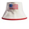 Sauna Hat Halsa Natural Wool Unisex Cap with USA Flag Eco Friendly-6