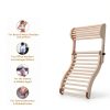 Sauna Backrest ZUKNC 2-in-1 Adjustable with Headrest Fits All Saunas-7
