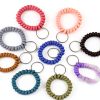 Oligei 9 Color Wrist Keychain Retractable Coil for Sauna Outdoor-1