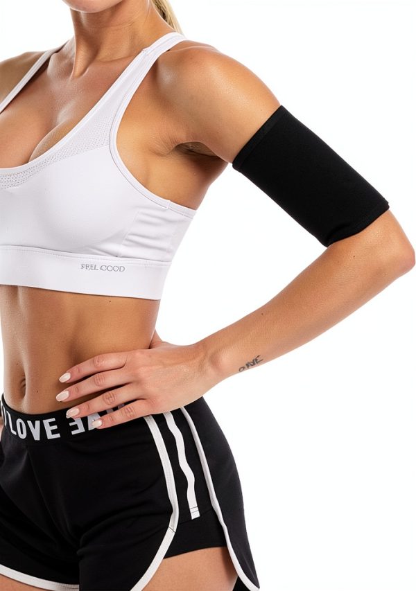 XSWNGXX Arm Trimmers for Women & Men Adjustable Sweat Trainer Black-4