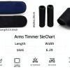 XSWNGXX Arm Trimmers for Women & Men Adjustable Sweat Trainer Black-3